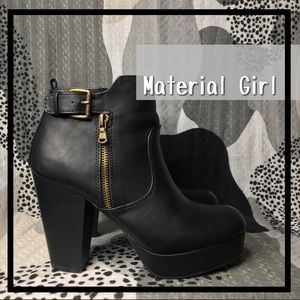 MATERIAL GIRL • Mraelyn Platform Booties